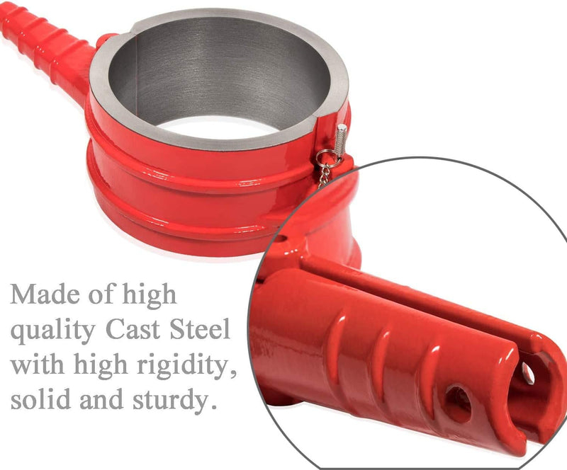 7040 Piston Ring Compressor Tool+Adapter+Anti-Polishing Ring for Cummins ISX/QSX, Caterpillar 3400, C-15 5.4" bore Alternative PT-7040 5394454 5299448 5299447 5299339 (4 PCS)