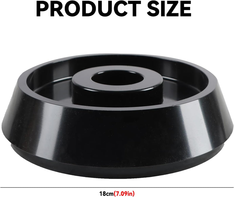 Wheel Balancer 6" - 7" Large Tapered Cone for F450 & F550 Trucks - Fits Accuturn, Bosch, CEMB, Coats, Corghi, FMC, Hofmann, Hunter, John Bean, Kwikway, Snap-On with 40mm Shaft-Black