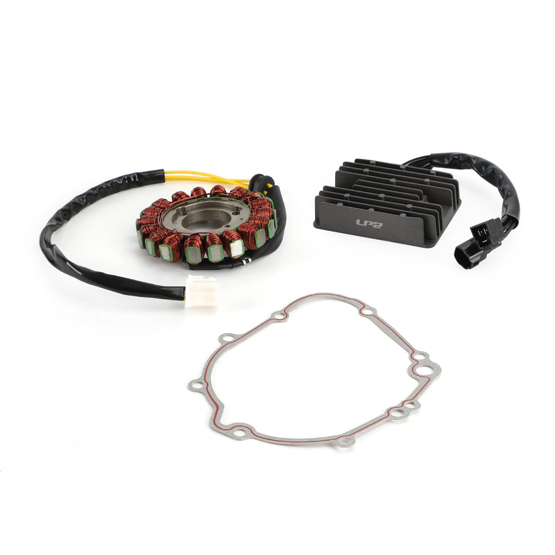 Suzuki GSXR 600 750 2008-2019 Magneto Coil Stator+Voltage Rectifier+Gasket