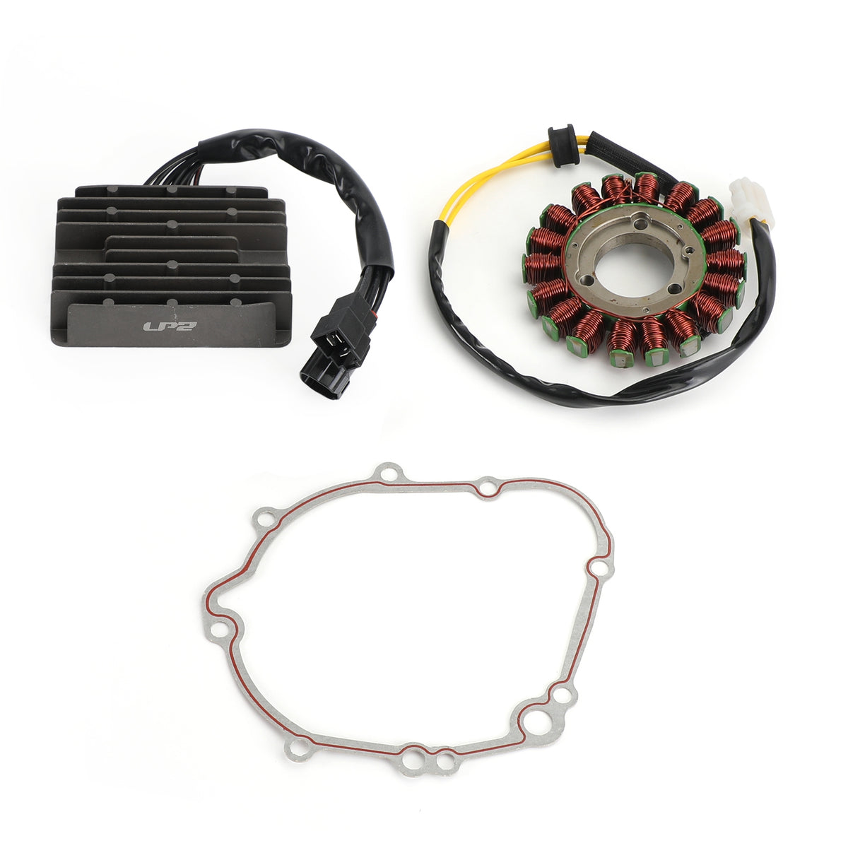 Suzuki GSXR 600 750 2008-2019 Magneto Coil Stator+Voltage Rectifier+Gasket
