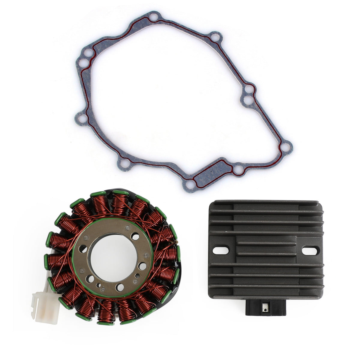 2003-2005 Yamaha YZF R6 YZF-R6 R6S Magneto Stator+Voltage Rectifier+Gasket