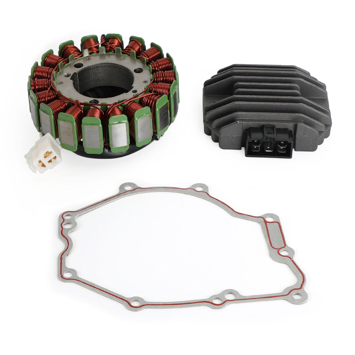 Yamaha FZ6 Fazer/S2 2004-2009 Magneto Stator+Voltage Rectifier+Gasket