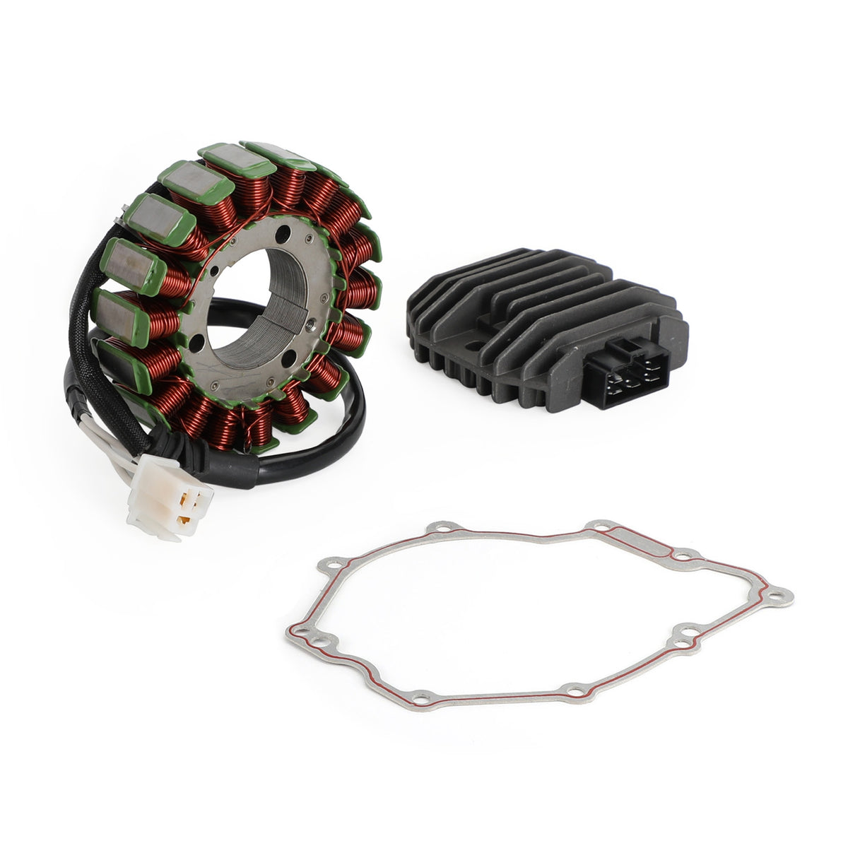 Yamaha FZ6 Fazer/S2 2004-2009 Magneto Stator+Voltage Rectifier+Gasket
