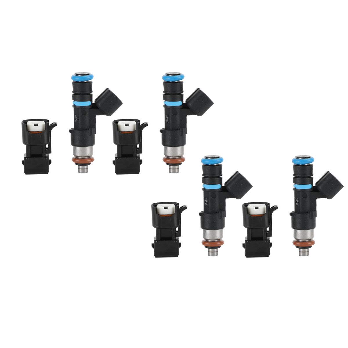 Audi A4 TT Fit Golf Jetta KSM 1.8T turbo 4PCS 650CC 62lb EV14 fuel injectors