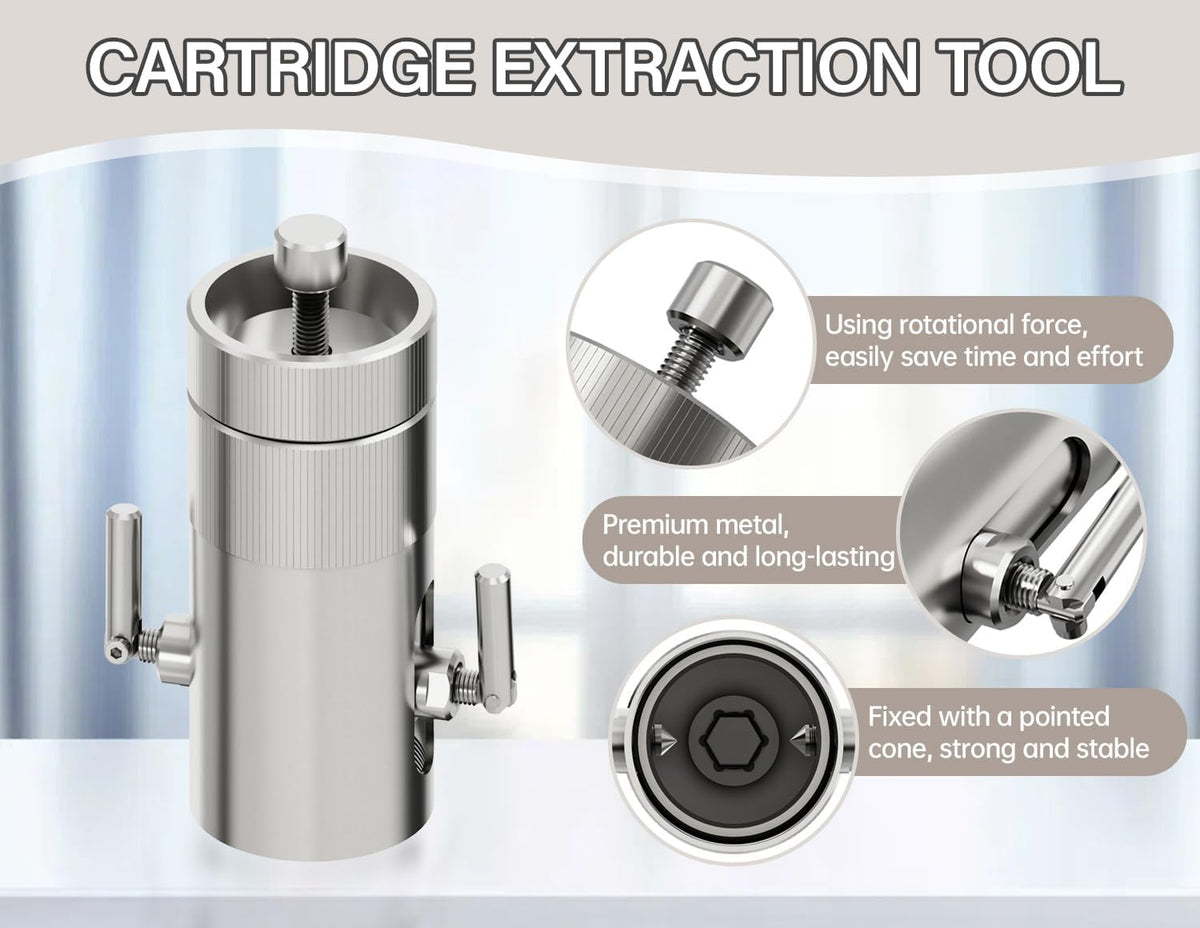 Cartridge Removal Tool Compatible with Delta 1300/1400 and 13/14 Series Single Hanlde Cartridge, Shower Tub Cartridge Puller Removes for RP19804 RP46074 Faucet Cartridge