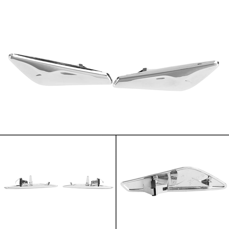 BMW F25 F26 X3 X4 2PCS Chrome Front Side Fender Trim Finisher