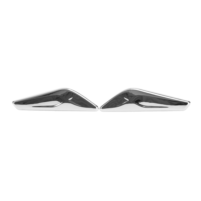 BMW F25 F26 X3 X4 2PCS Chrome Front Side Fender Trim Finisher