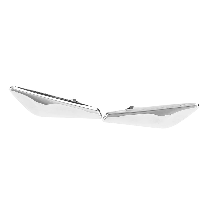 BMW F25 F26 X3 X4 2PCS Chrome Front Side Fender Trim Finisher