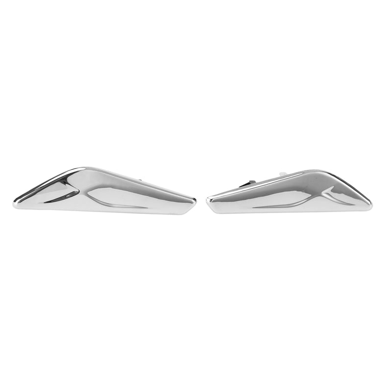 BMW F25 F26 X3 X4 2PCS Chrome Front Side Fender Trim Finisher