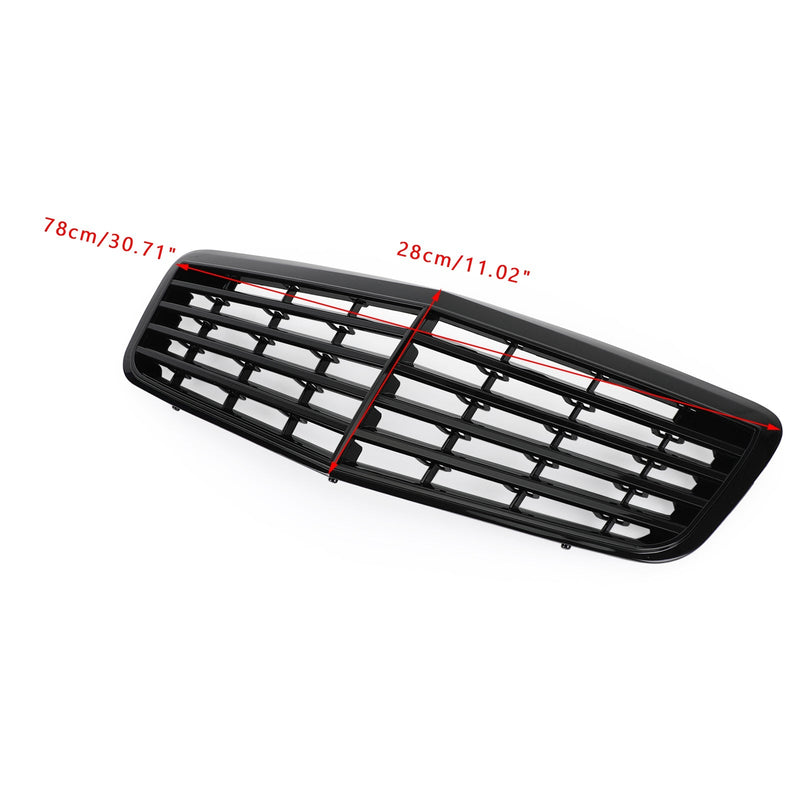 2007-2009 Mercedes W211 E350 E500 Benz Front Bumper Grill