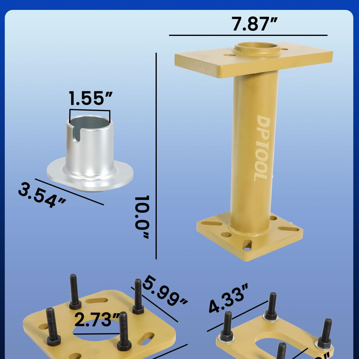 DPTOOL Rear Axle Bearing Puller Removal Install Tool Kit for Toyota for 4Runner 1995-2009, for Tacoma 1995-2004, for Hilux 2004-2012, for T100 1995-1998, for Tundra 2000-2006