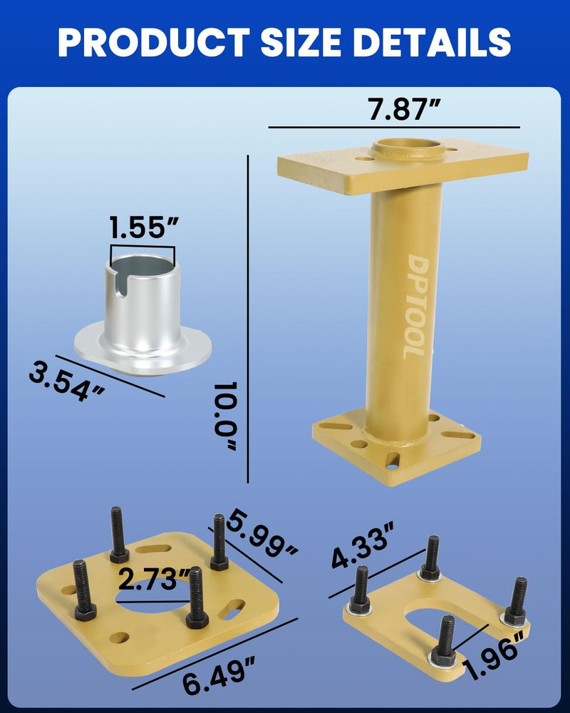 DPTOOL Rear Axle Bearing Puller Removal Install Tool Kit for Toyota for 4Runner 1995-2009, for Tacoma 1995-2004, for Hilux 2004-2012, for T100 1995-1998, for Tundra 2000-2006