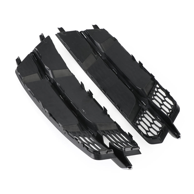 2016-2018 Audi A6 C7 S-Line Black Chrome Front Bumper Lower Grill