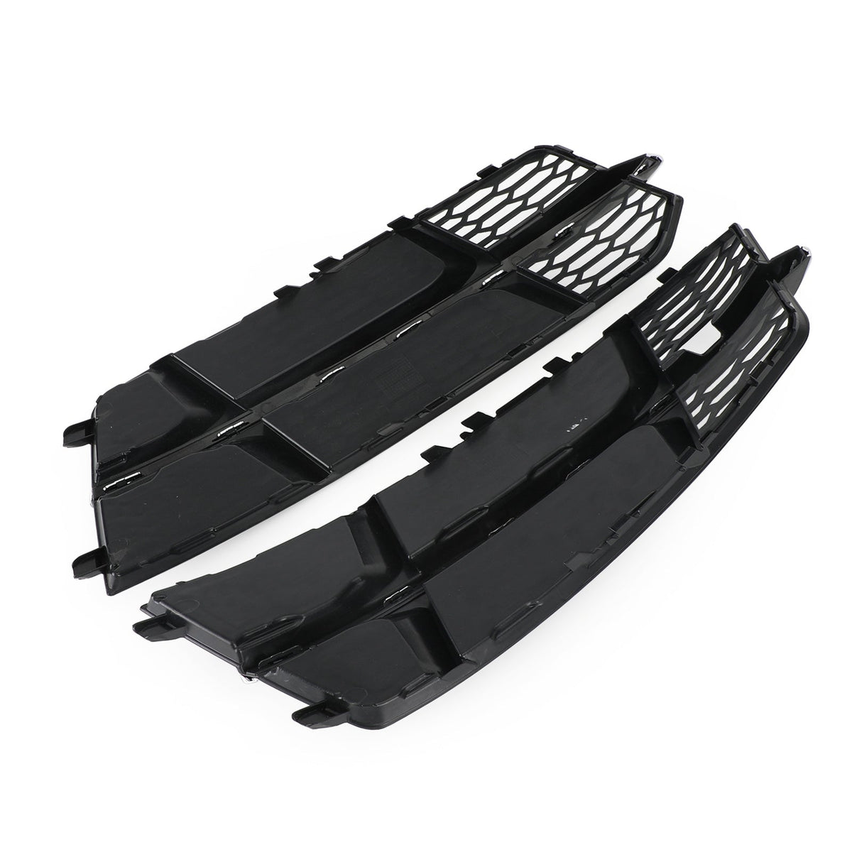 2016-2018 Audi A6 C7 S-Line Black Chrome Front Bumper Lower Grill