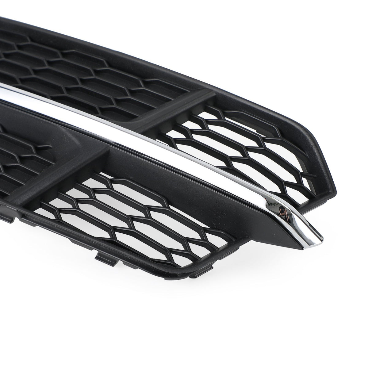 2016-2018 Audi A6 C7 S-Line Black Chrome Front Bumper Lower Grill