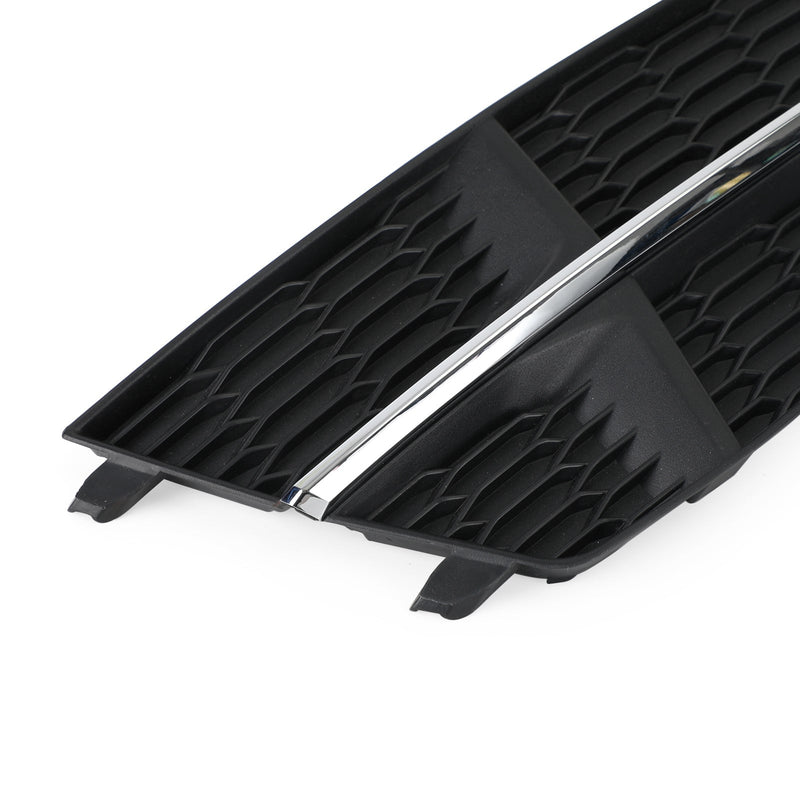 2016-2018 Audi A6 C7 S-Line Black Chrome Front Bumper Lower Grill