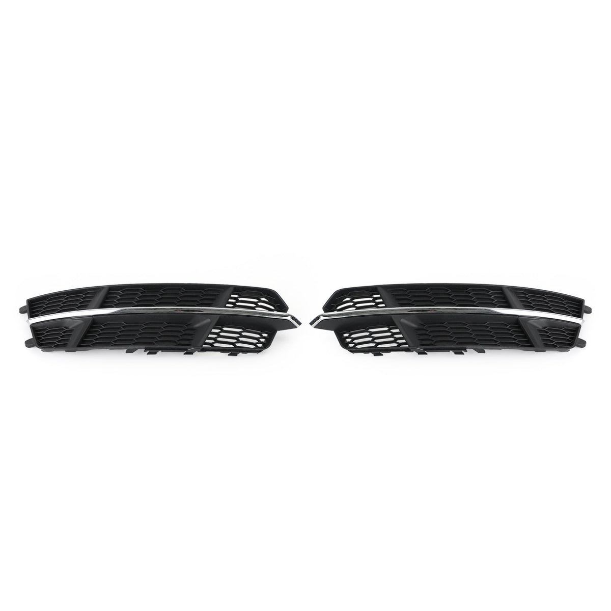 2016-2018 Audi A6 C7 S-Line Black Chrome Front Bumper Lower Grill