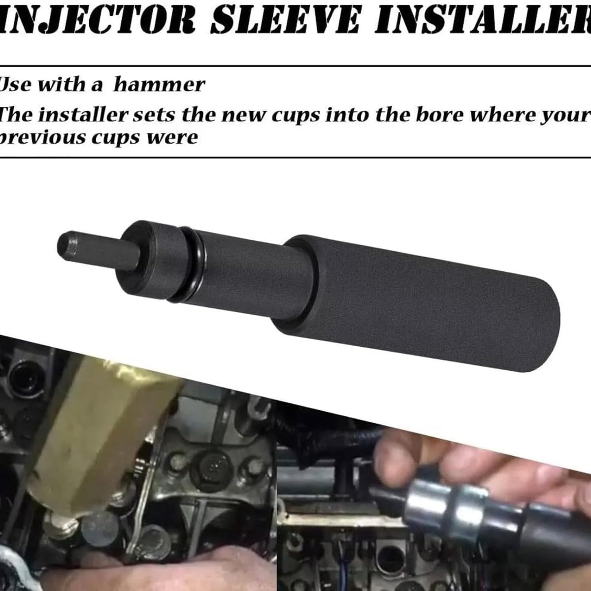 Fuel Injector Sleeve/Cup Remove & Install Tool Kit for All Ford Engines 6.0L and 6.4L 2003-2010