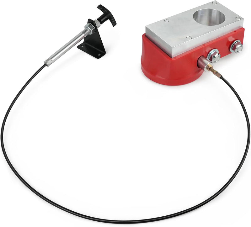 Ultimate 5th Wheel Connection Kingpin Coupler Block for Andersen Hitches Complete Assembly with Funnel (rectangle block, bolts and hardware, latch cable)-3246