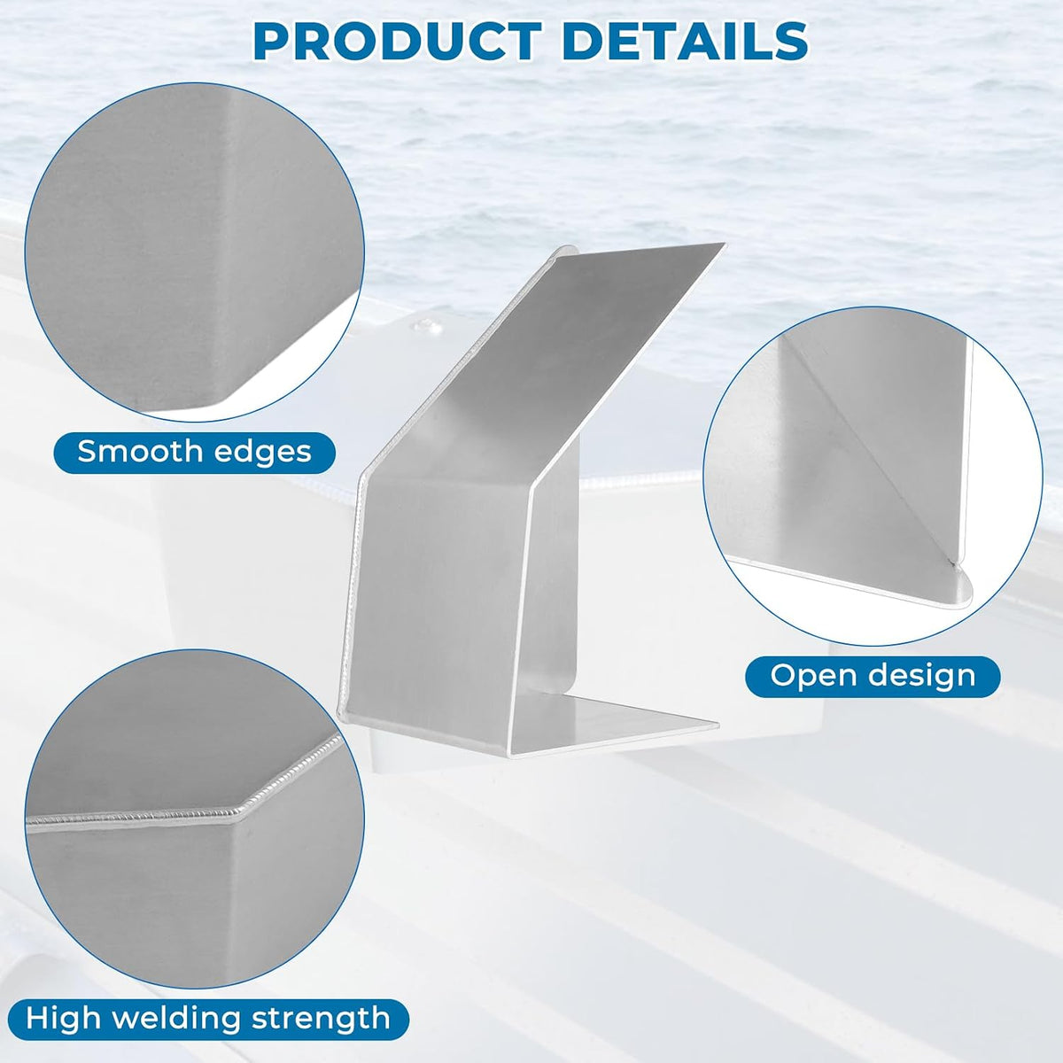 Aluminum Side Console Switch Panel Mount for Boats Bracket for Fish Finders Boat Accessories