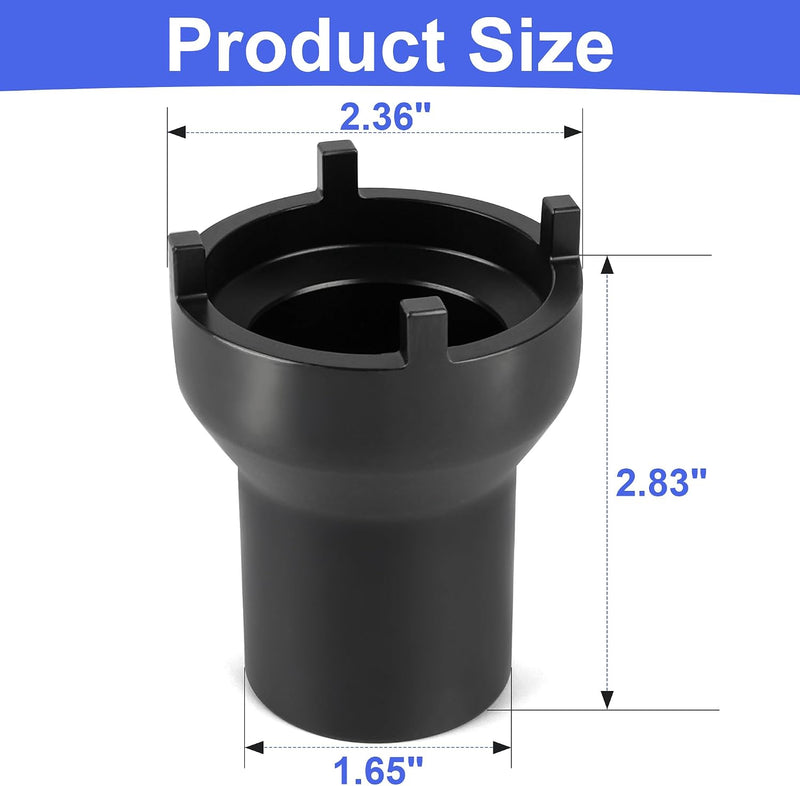Output Shaft Lock Nut Socket Wrench Removal Tool 29531231 Compatible with Allison LCT 1000 2000 2400 5 & 6-Speed 2001-2010 NV4500 5-Speed Manual Transmissions