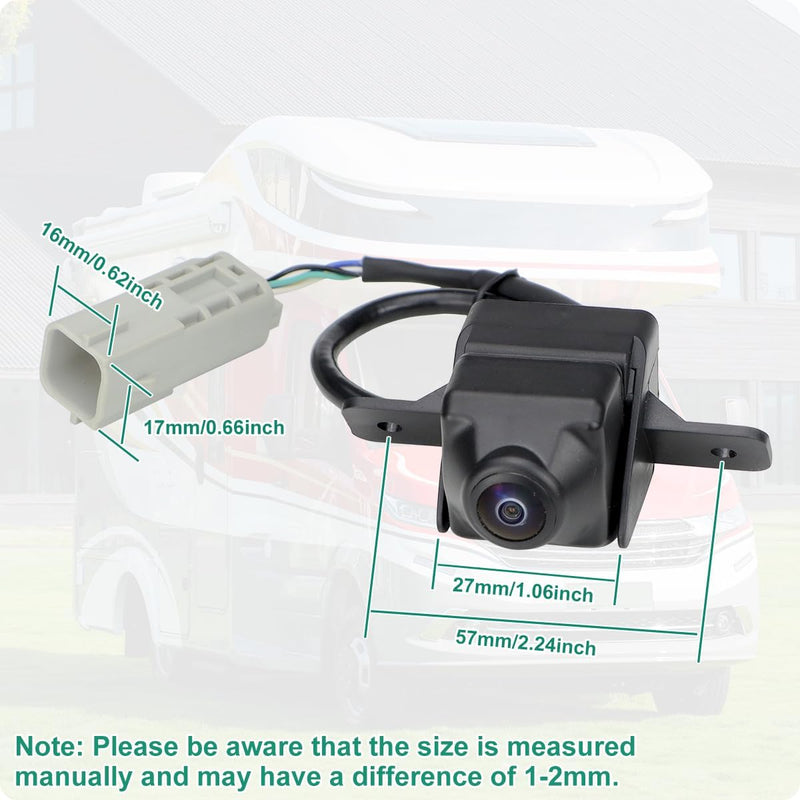 22923842 Rear View Backup Camera Fit for Buick LaCrosse GM Compatible with Chevrolet Allure Malibu Volt 2011-2016, GreenYi Parking Assist Cam Replaces OE Number 22883286, 20860481, small, Black