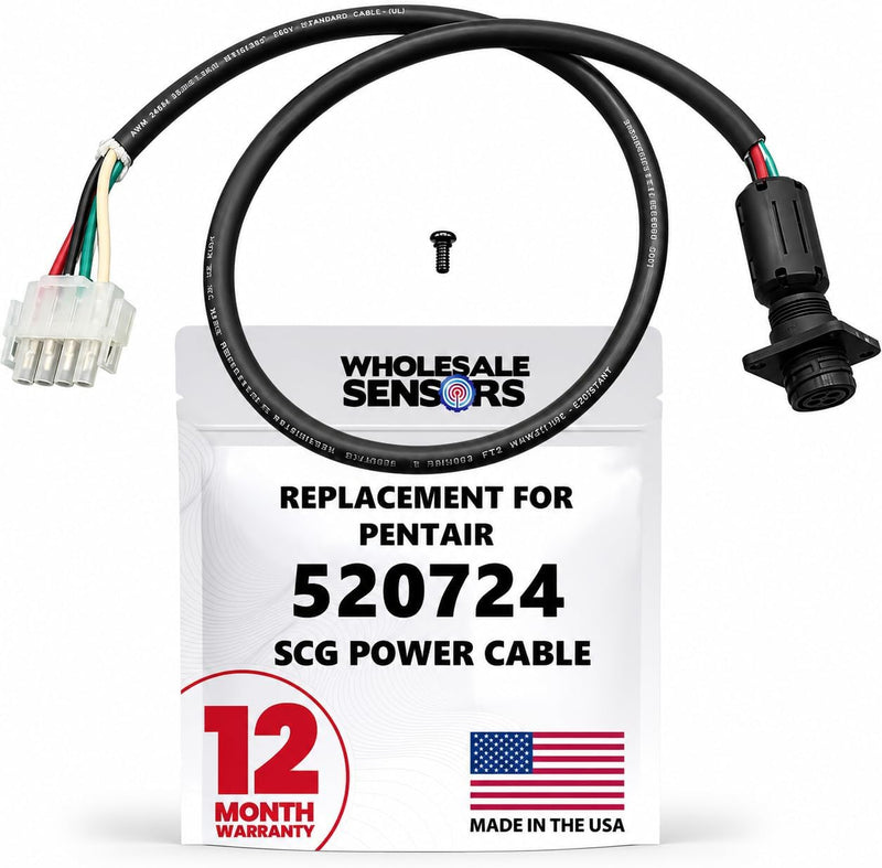 Replacement For Pentair 520724 IntelliChlor Power Cable Made In USA