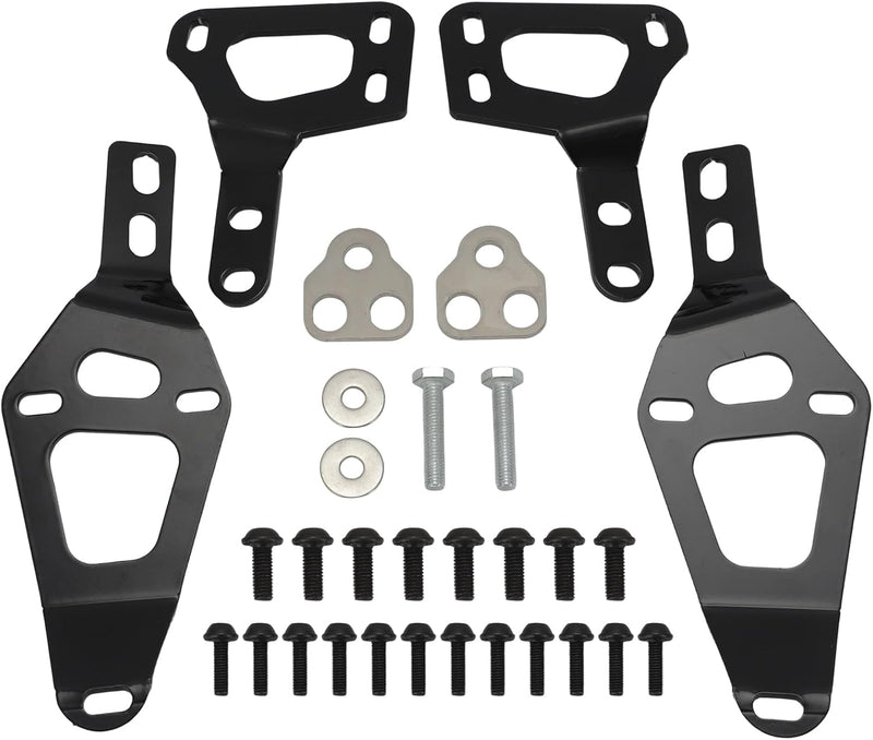 Hardtop Mount Bracket Kit for 1990-2005 Mazda MX-5 Miata NA NB 6-Point Mounting Design, Black Finish, Installation Hardware Included
