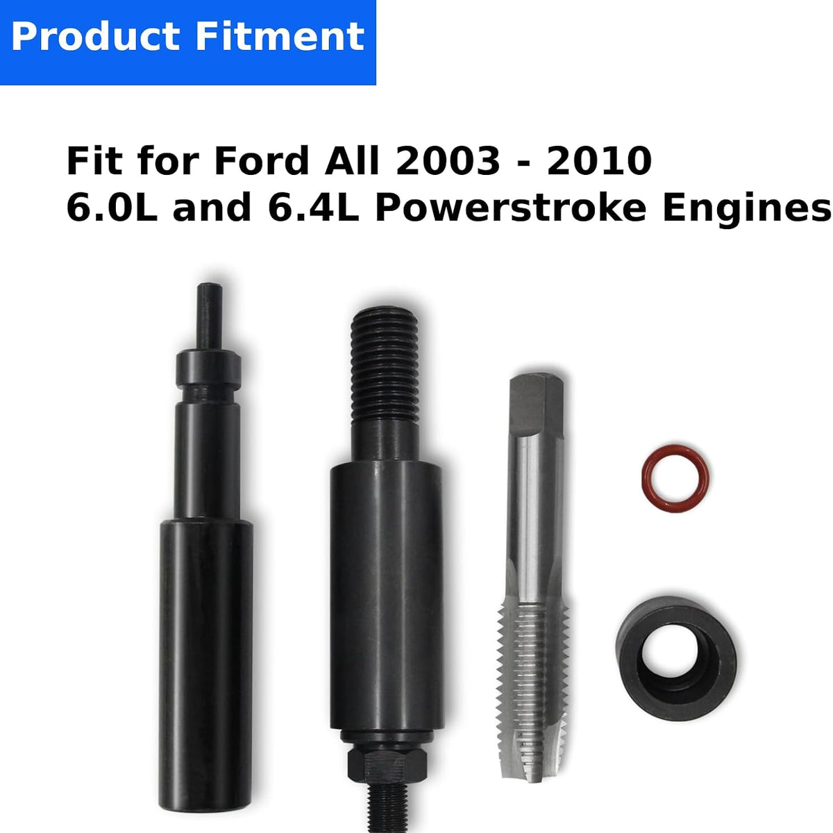 Fuel Injector Sleeve/Cup Remove & Install Tool Kit for All Ford Engines 6.0L and 6.4L 2003-2010