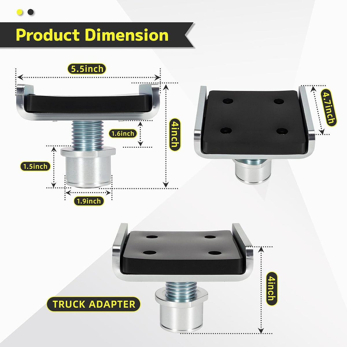 Auto Lift Adapter, Car Lift Truck Adapter Compatible with KATOOL Two Post Lift Vehicle Adapter