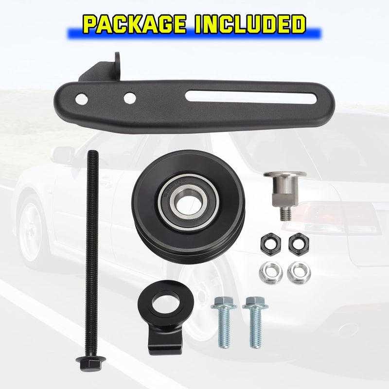 Drive Belt Idler Pulley Bracket Tensioner for 1995-2009 Subaru