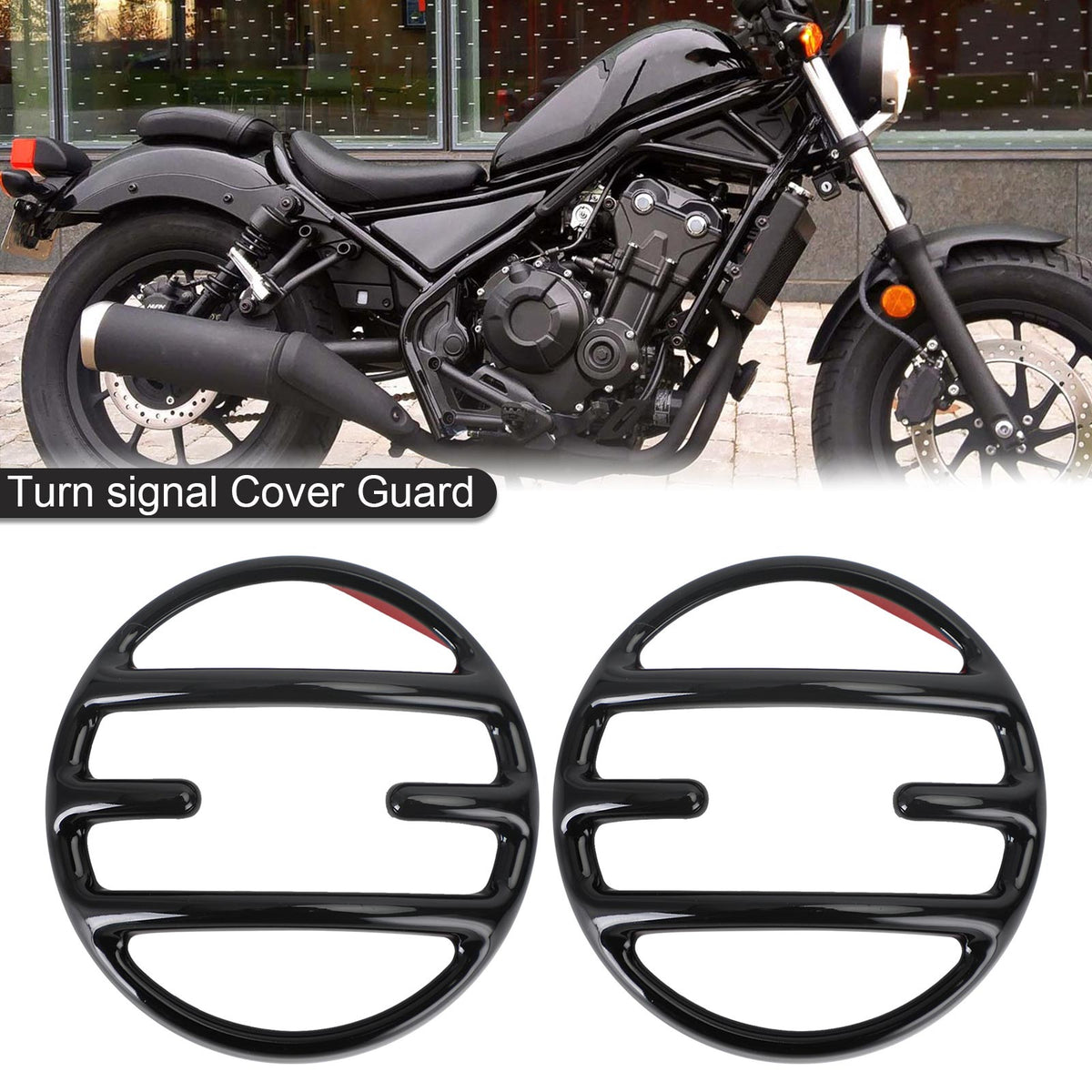 INDICATOR SIGNAL LIGHT COVER GUARD ABS FOR HONDA REBEL CMX 300 500 2017-2021