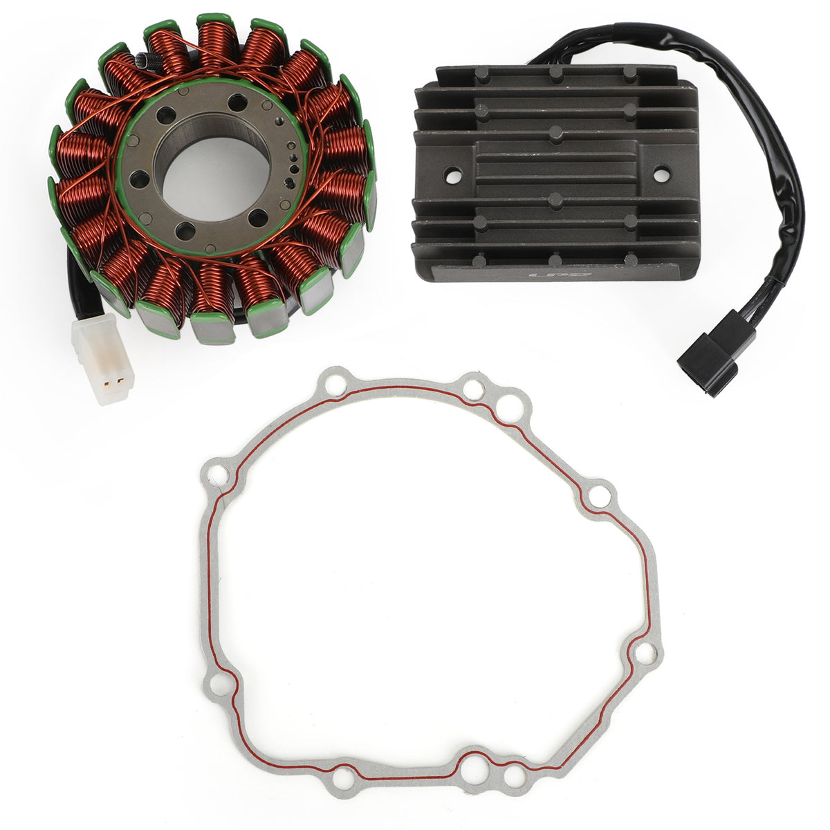 Suzuki GSXR 600 GSX-R 750 K4 K5 2004-2005 Regulator Stator Coil Gasket Kit