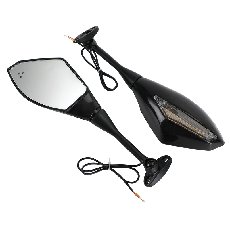 Honda CBR600RR 2003-2014 CBR1000RR 2004-2007 Rear View Mirrors w/ LED Turn Signals