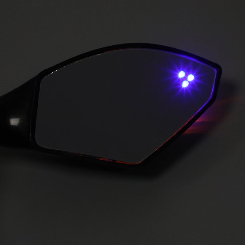 Honda CBR600RR 2003-2014 CBR1000RR 2004-2007 Rear View Mirrors w/ LED Turn Signals