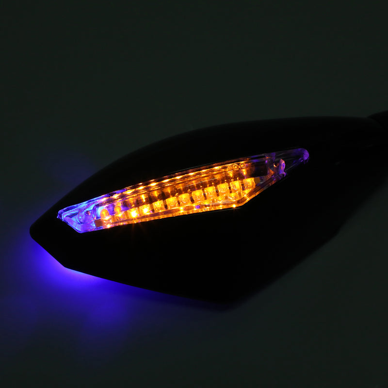Honda CBR600RR 2003-2014 CBR1000RR 2004-2007 Rear View Mirrors w/ LED Turn Signals