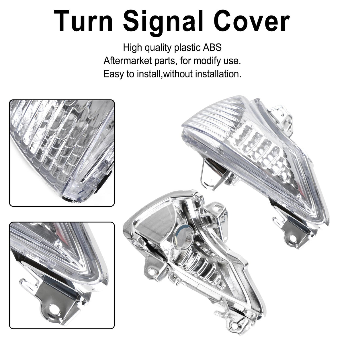 Kawasaki ER-6N EX650 Ninja 650 400R EX400 Clear Front Turn Signals Cover
