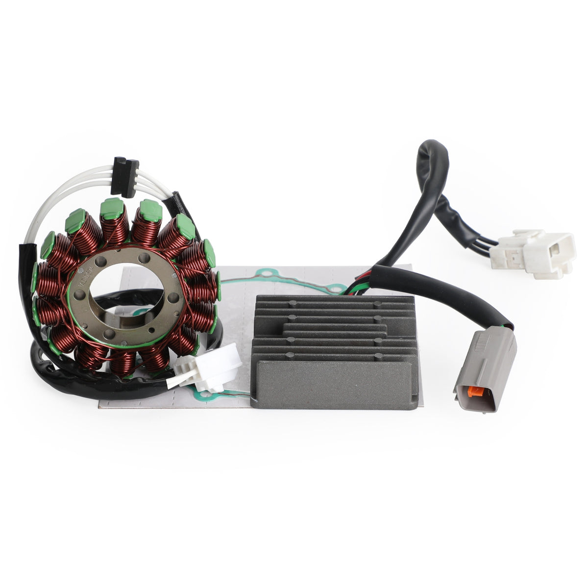 2007-2008 Kawasaki ZX600 Ninja ZX6R Magneto Stator+Voltage Rectifier+Gasket