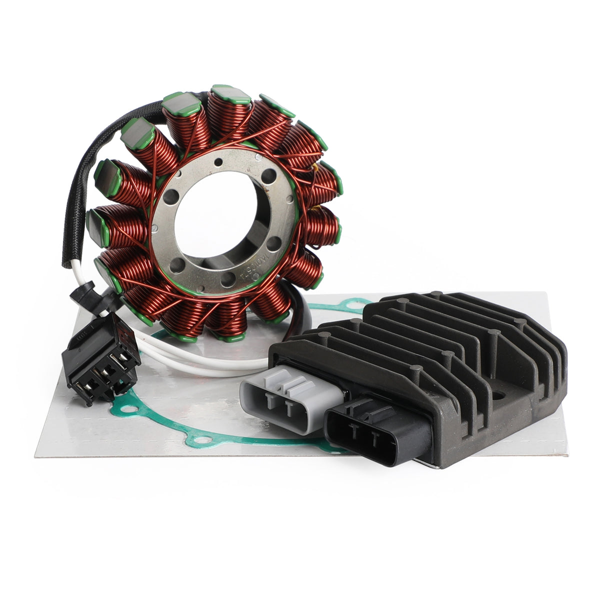 2006-2007 Kawasaki Ninja ZX10R ZX-10R Magneto Stator+Voltage Rectifier+Gasket