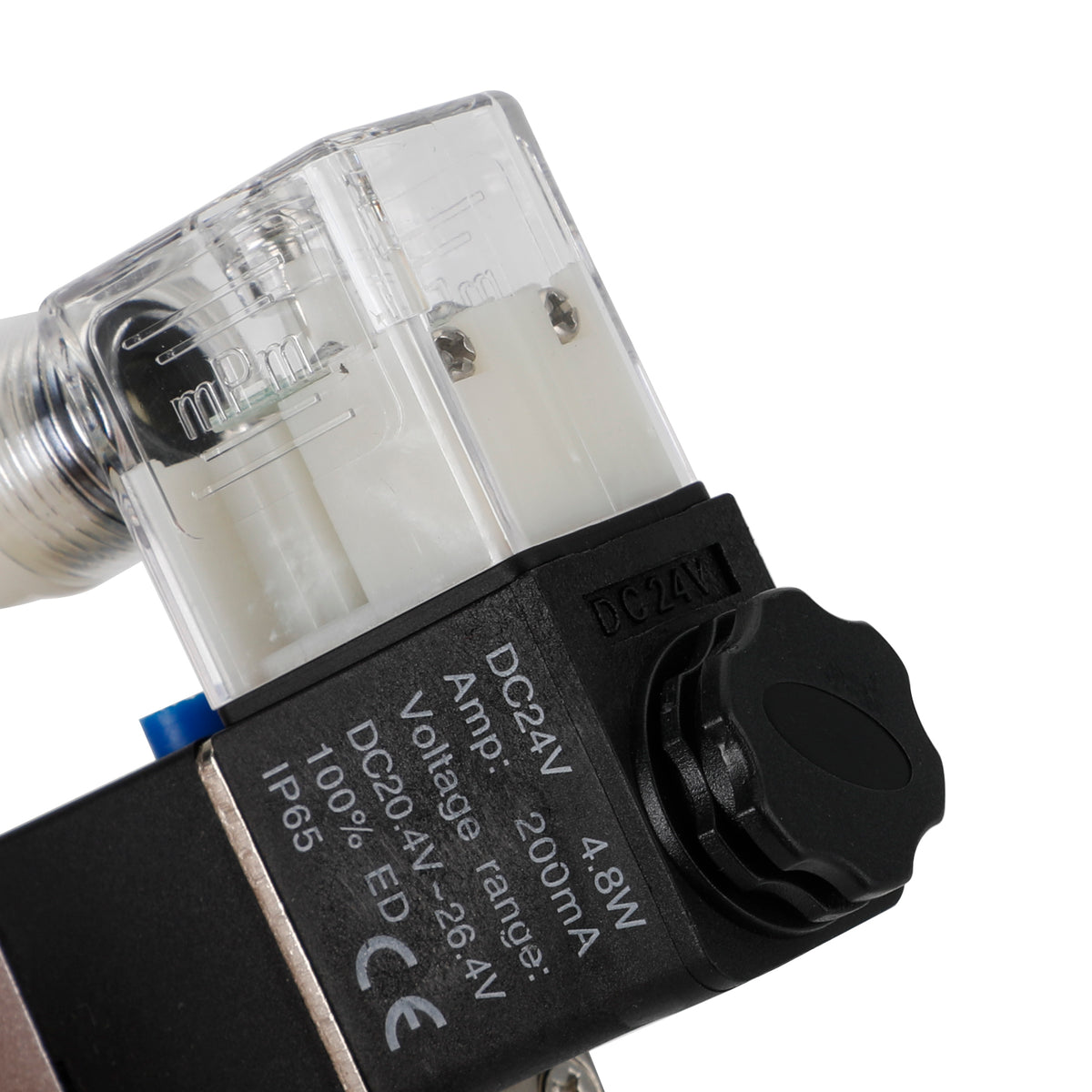 4V210-08 5 Way 2 Position Dc 24V Pneumatic Electric Solenoid Air Valve