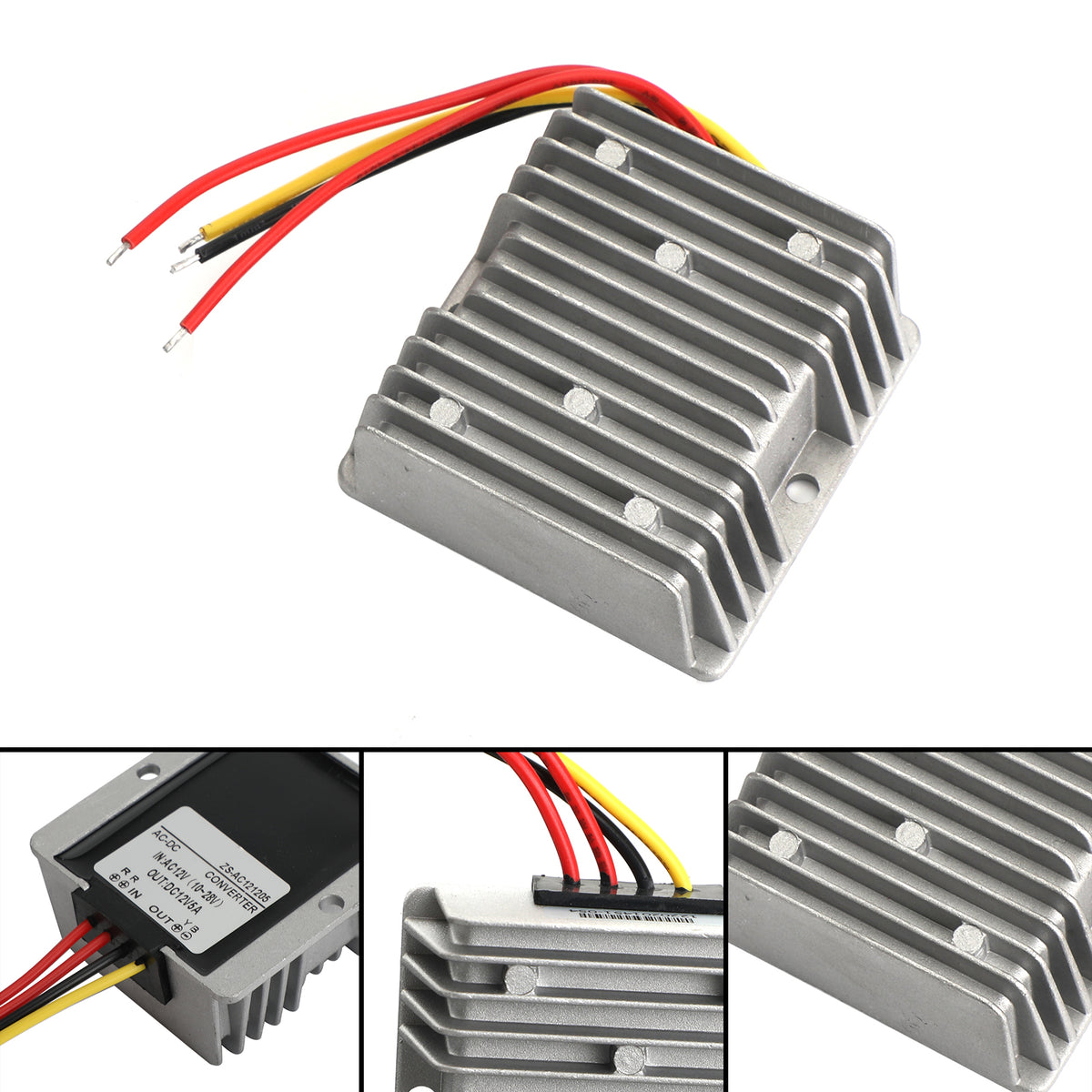 AC 12V To DC 12V 5A Power Supply Converter Regulator Module Waterproof