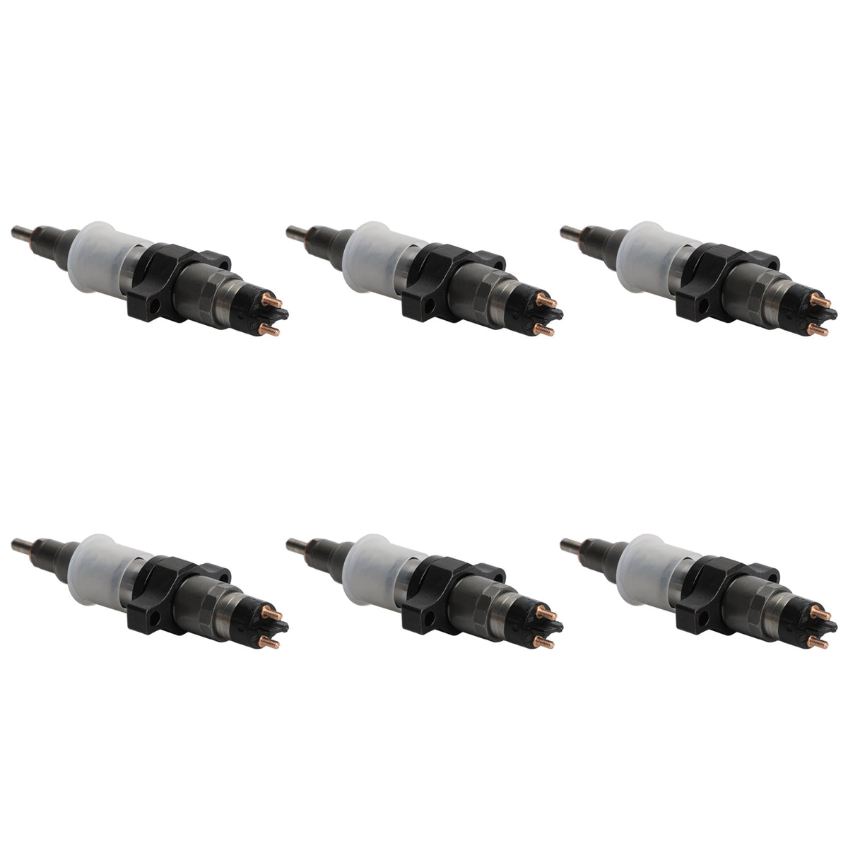 Ram Cummins 5.9L 2004-2009 DIESEL 6PCS Rail Fuel Injectors 0445120238