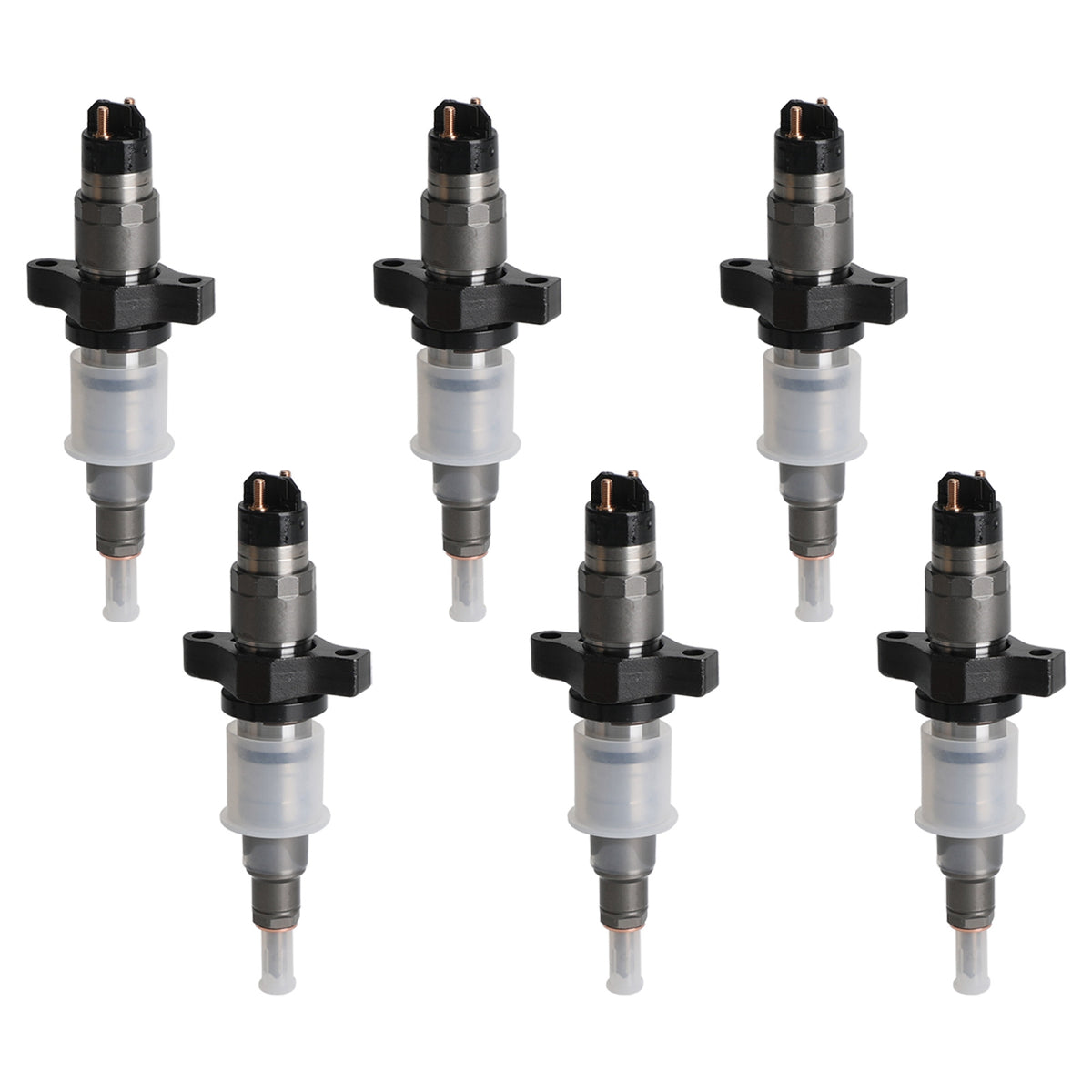 Ram Cummins 5.9L 2004-2009 DIESEL 6PCS Rail Fuel Injectors 0445120238