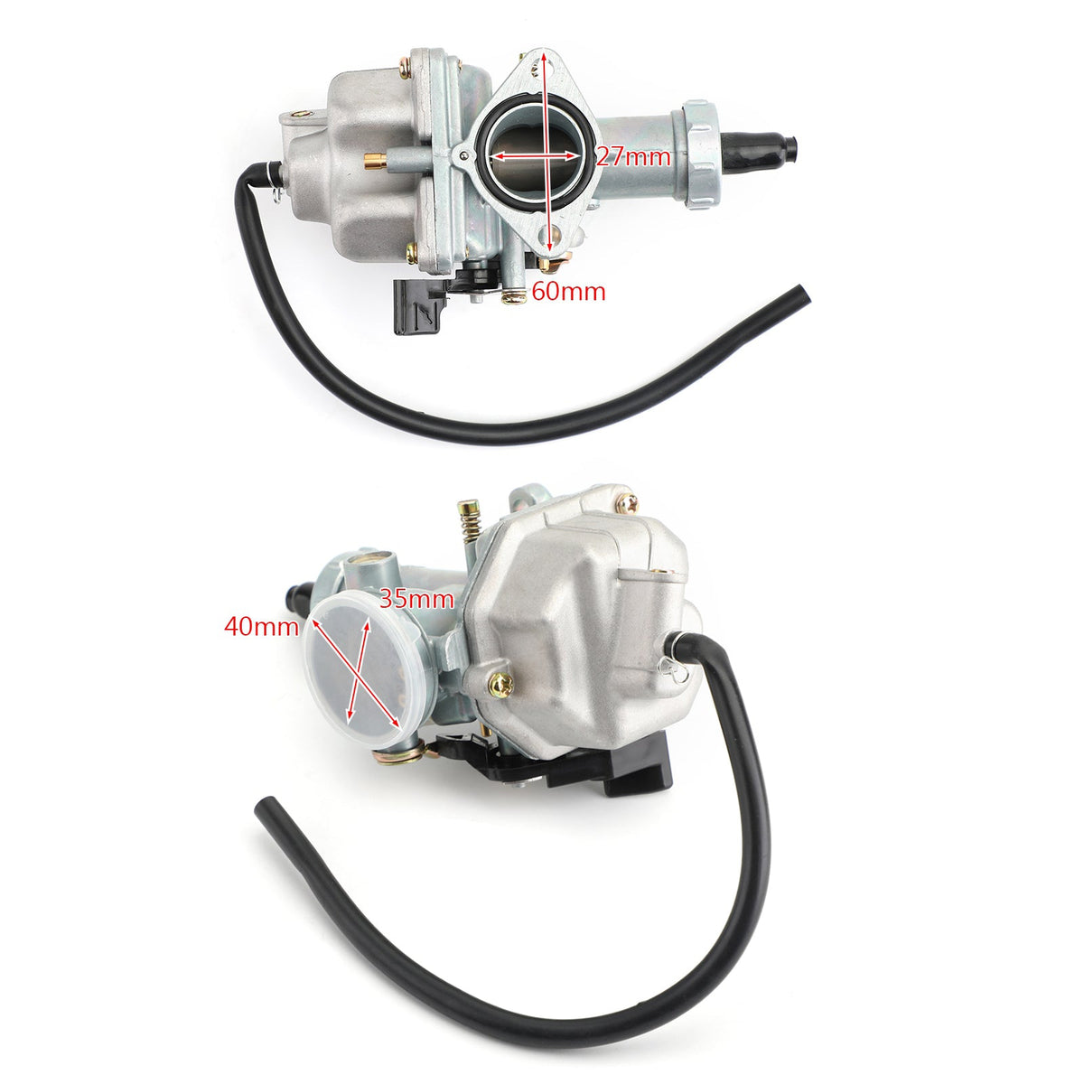 4-stroke Carburetor PZ27mm For 125cc 150cc 200cc 250cc 300cc ATV Bike Go Karts