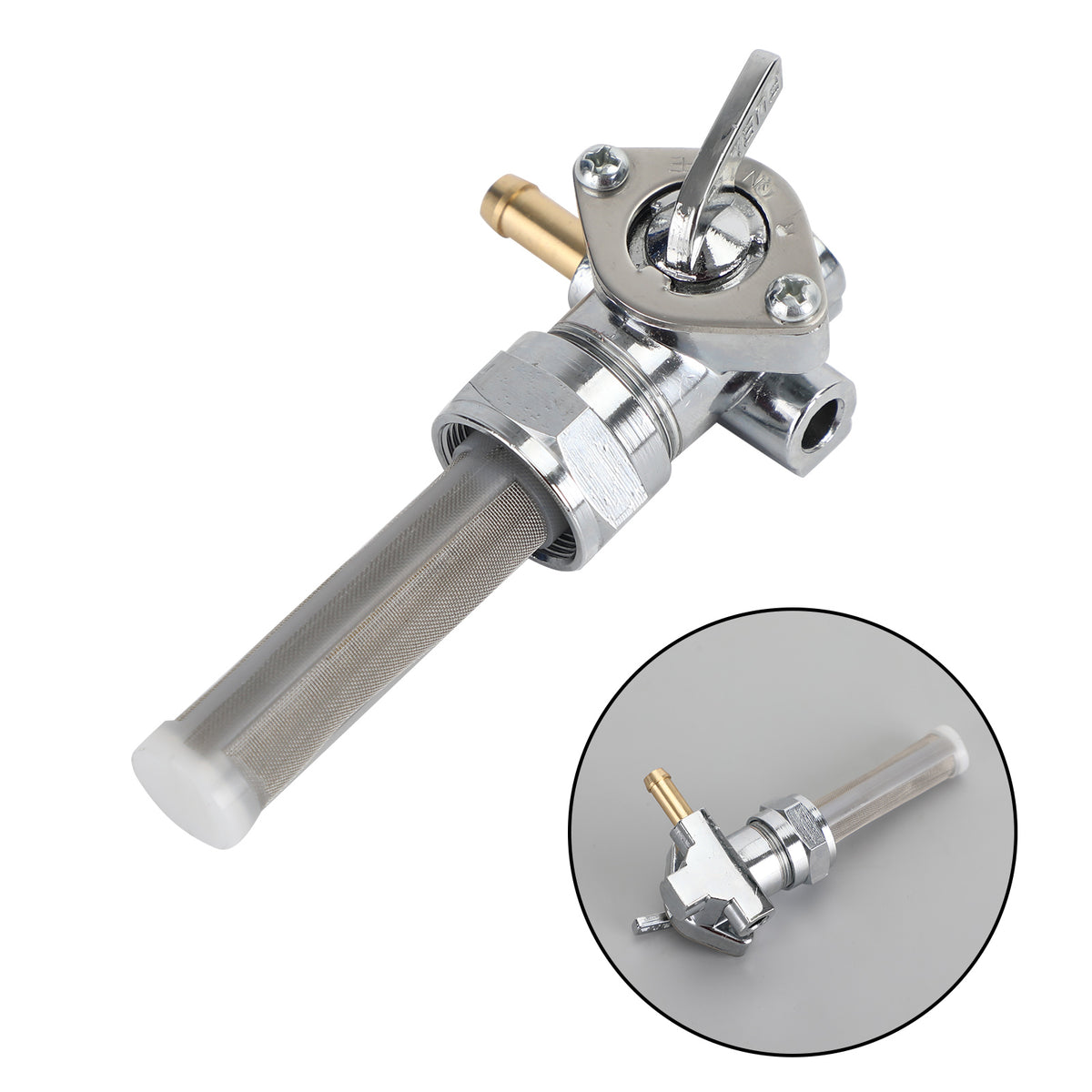 Softail Electra Glide Road King Petcock Fuel Valve Right Spigot 22mm