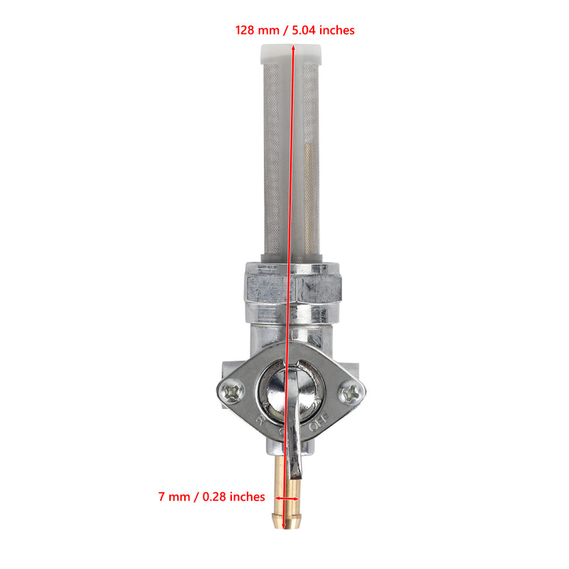 Dyna Super Glide Electra Glide Petcock Fuel Valve Straight Outlet 22mm