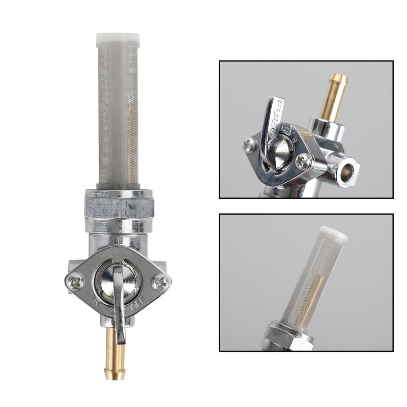 Dyna Super Glide Electra Glide Petcock Fuel Valve Straight Outlet 22mm