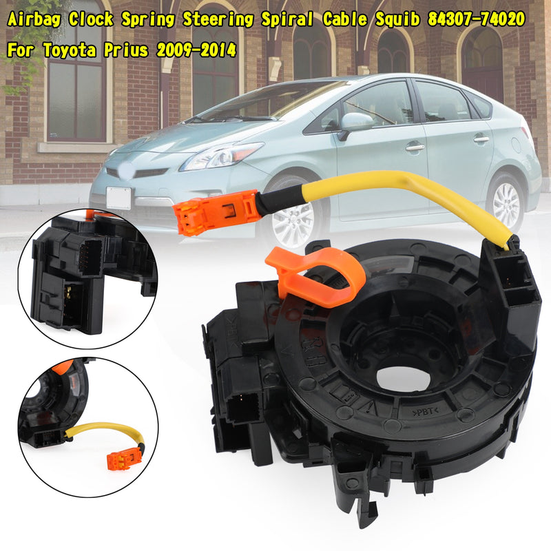 Prius 2009-2014 Airbag Clock Spring Spiral Cable Squib 84307-74020