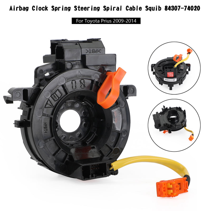 Prius 2009-2014 Airbag Clock Spring Spiral Cable Squib 84307-74020