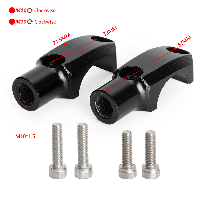 BMW R1200GS R1250GS ADV R1200R R1250R BK Master Cylinder Clamp Mirror Mount
